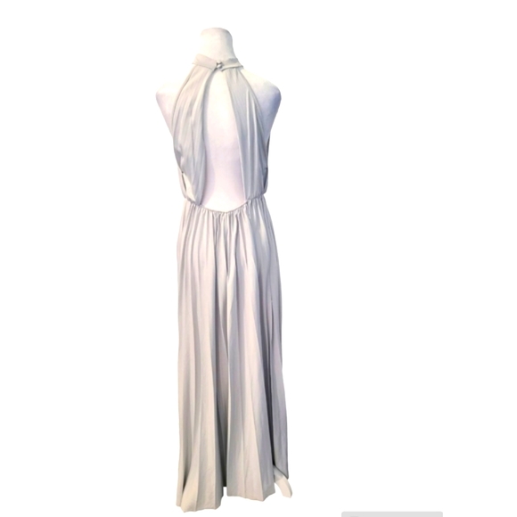 COPY - Blue Maxi Gown with Open Cut Out Back - Picture 2 of 7